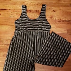 Black and white romper